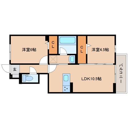 清水駅 バス16分  高部東小学校入口下車：停歩1分 1階の物件間取画像